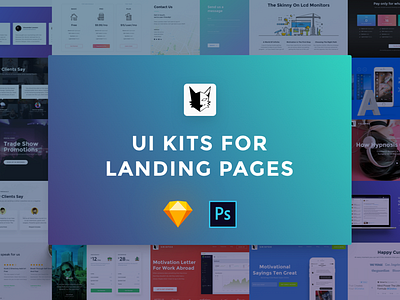 UI Kits for Landing Pages