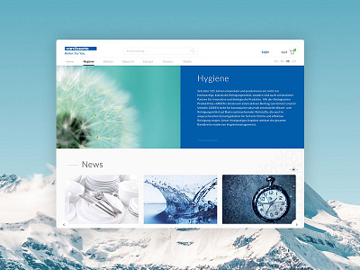 Swiss-Based Manufacturer Website Redesign ui ux web design