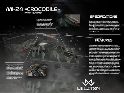MI-24 "CROCODILE" Interactive Presentation Concept dayz design games graphics illustration web