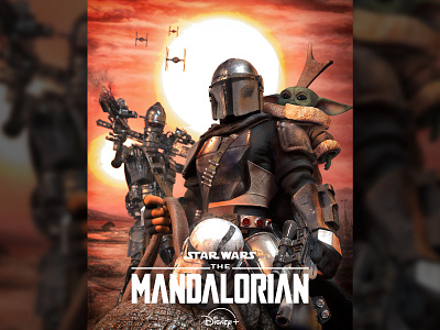 THE MANDALORIAN POSTER PEDRO RIU