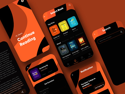 Reading App Concept app ui ux