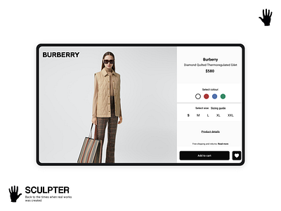 Burberry / Web Design burberry design sculpter uiux webdesign websitedesign