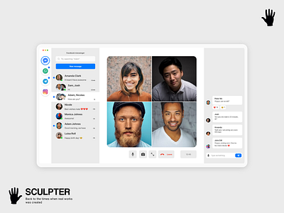 Social messenger platform