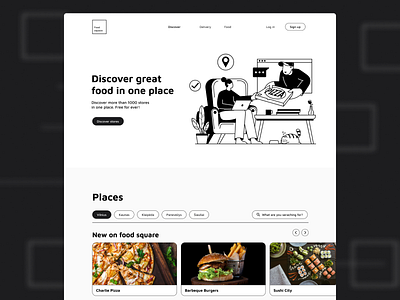 Food ordering platform concept