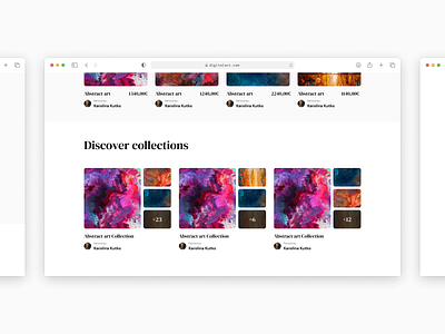 Art marketplace #3 / UI for web