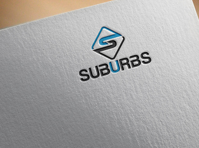 Suburbs clean design flat graphic design icon illustration illustrator logo minimal typography