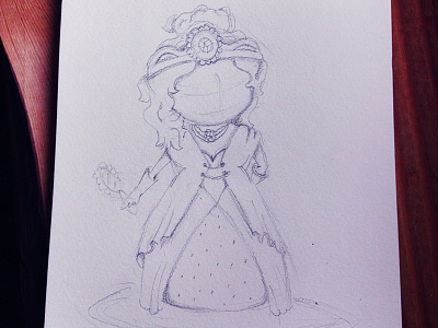 Character Design character design illustrator princess sketch sketchbook