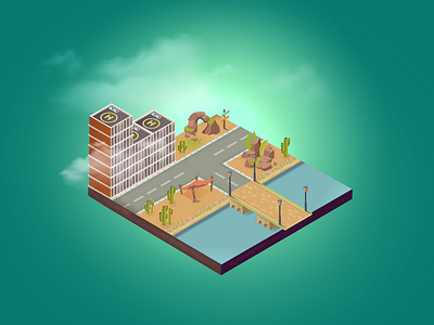 Isometric map