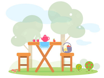 Picnic illustration