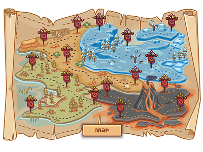Level Maps design game gamedesign gamemap gamerart level map vector