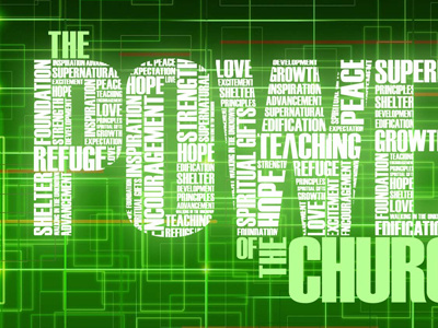 Power Of The Church Crop branding typography
