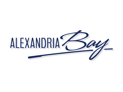 Alexandria Bay - typography header brand identity logo typography