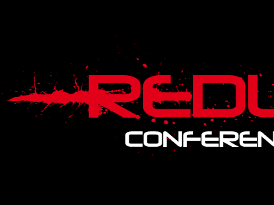 REDLINE logo ideas grunge logo red splatter