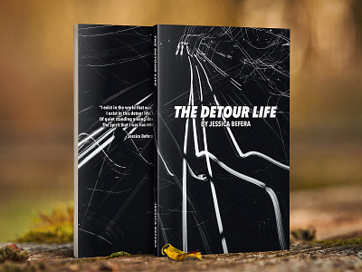 The Detour Life Poetry Book Cover Design book book cover book cover design poetry book