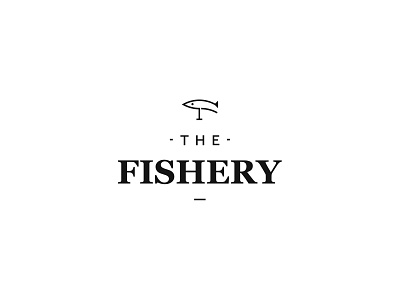 The Fishery Restaurant brand design fish fishing icon logo logo design mark minimal restaurant seafood