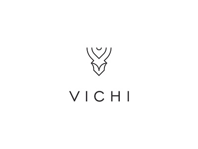VICHI Men's Wear Logo brand clothes clothing deer deer logo design fashion icon logo logo design mark minimal symbol vichi wear