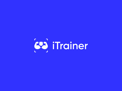 iTrainer Fitness App app branding camera design fitness fitness app fitness logo fitnessapp icon logo logotype