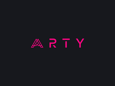 ARTY arty dj edm logo logotype minimal music trance