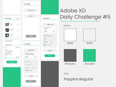 Adobe XD Daily Challenge #5 adobe adobe illustrator adobe xd adobexd design illustrator productdesign ui uxui xddailychallenge