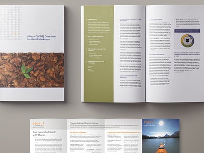 Abacus: Marketing and Branding branding brochure brochure design design print printdesign