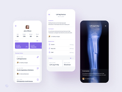 Medical App – Patient card