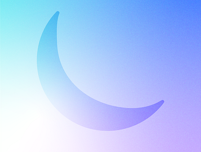 Blu Lune adobe illustrator blur branding crescent moon design freeform gradient gradients logo minimal modern moon noise texture vector