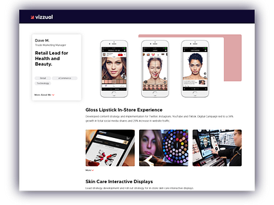 Vizzual.io | Marketing Portfolio Example