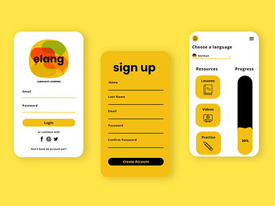 Language Learning App Design