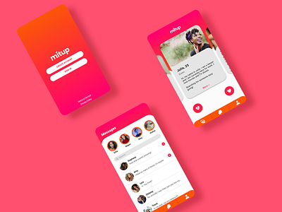 mitup dating app concept design app app design design ui ui design ui ux uidesign ux web web design webdesign