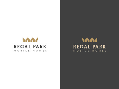 Regal Park 2.0 branding crown design icon identity illustration logo simple vector