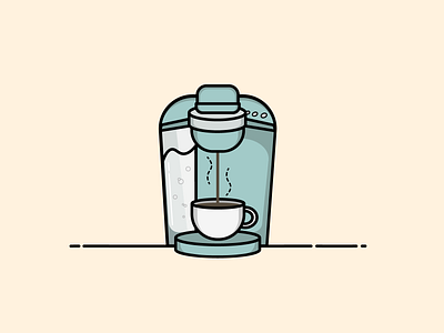 Sweet Nectar of the Gods caffeine coffee coffee cup design flat flat design icon icon design illustration simple vector