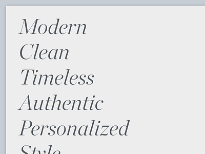 CUFF Keywords branding typography