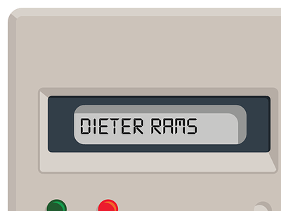 Dieter Rams - ET55 calculator dieter rams et55 illustration