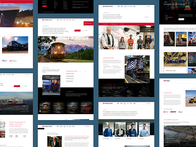 Washington Companies Website corporate website design graphic design ui ux web design website design