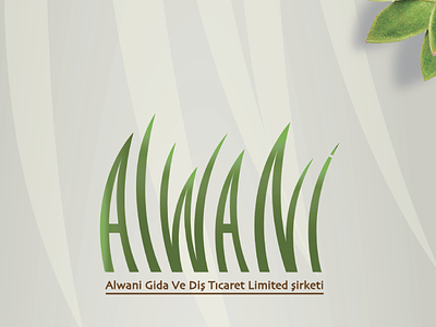 Alwani food trading logo branding design graphic design typography vector