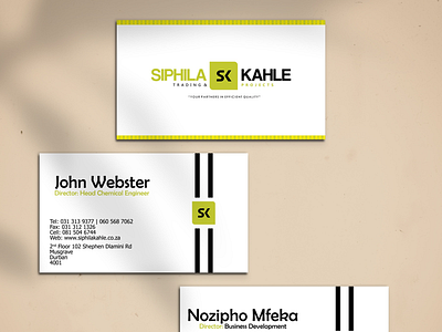 design business card with two concepts design business card two concepts