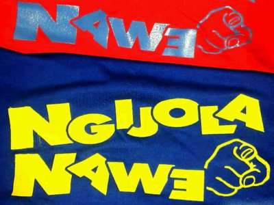 Branding T-shirts ngijola nawe