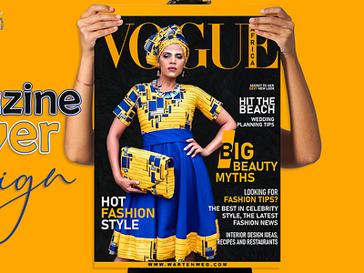 Vogue Challenge Cover Design magazine vogue