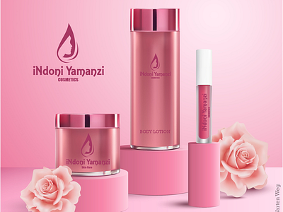 Indoni Yamanzi Cosmetics Originally Logo Design brand or individuality company design for your business warten weg