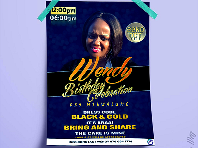 Birthday Celebration Poster | Warten Weg event event poster event poster design poster poster event poster event design warten weg