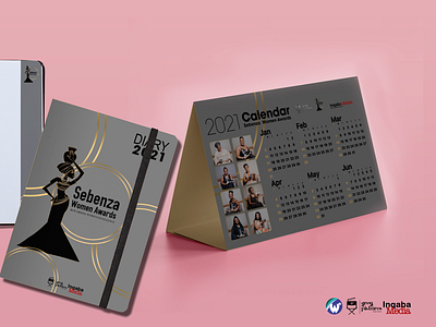 Sebenza Women Awards Calendar 2021 calendar calendar 2021 diary graphic design sebenza women awards warten weg