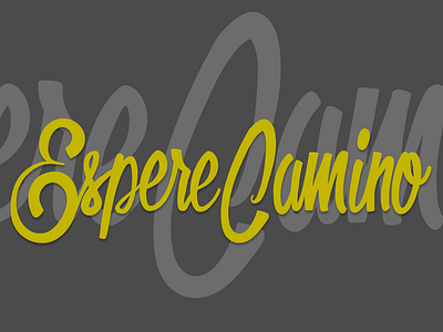 Espere Camino New Logo done by Warten Weg