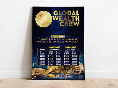 Global Wealth Crew done by Espere Camino bitcoin global wealth crew globalwealthcrew gwc luno south africa luno wallet south africa bitcoin warten weg