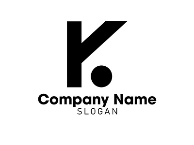 Modern Minimalist K Letter Logo Design