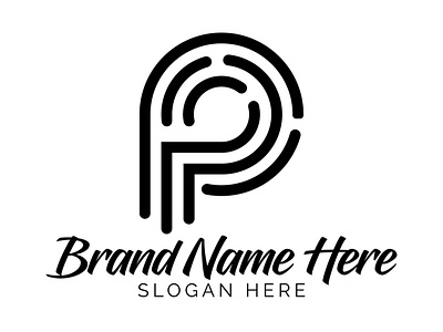 Modern Minimalist P Letter Logo Design branding design graphic graphic design illustration logo logo design pinetown ui warten weg