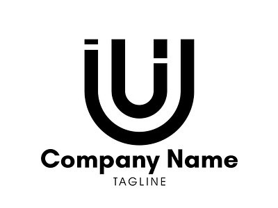 Modern Minimalist U Letter Logo Design