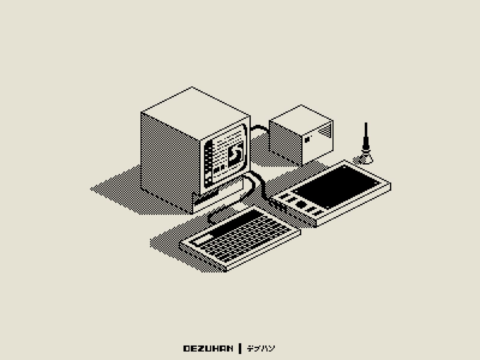 Retro Computer by デズハン on Dribbble