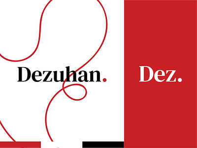 Dezuhan | Dez. branding design graphic design logo minimalist simple