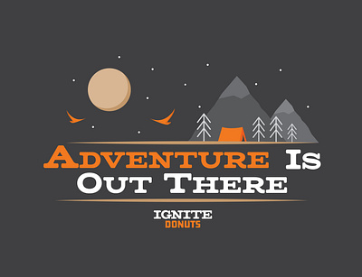 Adventure Is Out There branding illustration outdoors typography