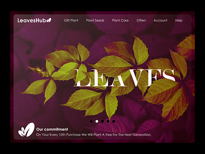 LEAVESHUB concept UI #2 app design figma icon logo photoshop typography ui uiux ux uxui web website
